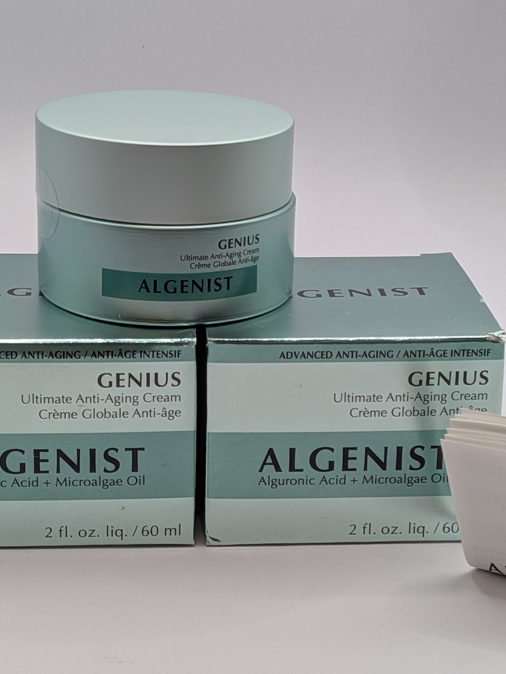 2 Algenist Genius Ultimate Anti-Aging Cream 2oz Each